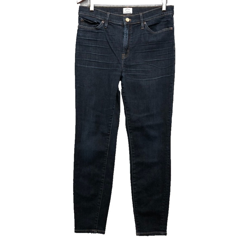 J Crew Lookout High Rise Skinny Jeans Womens 31 12 Blue Denim‎ Classic Normcore